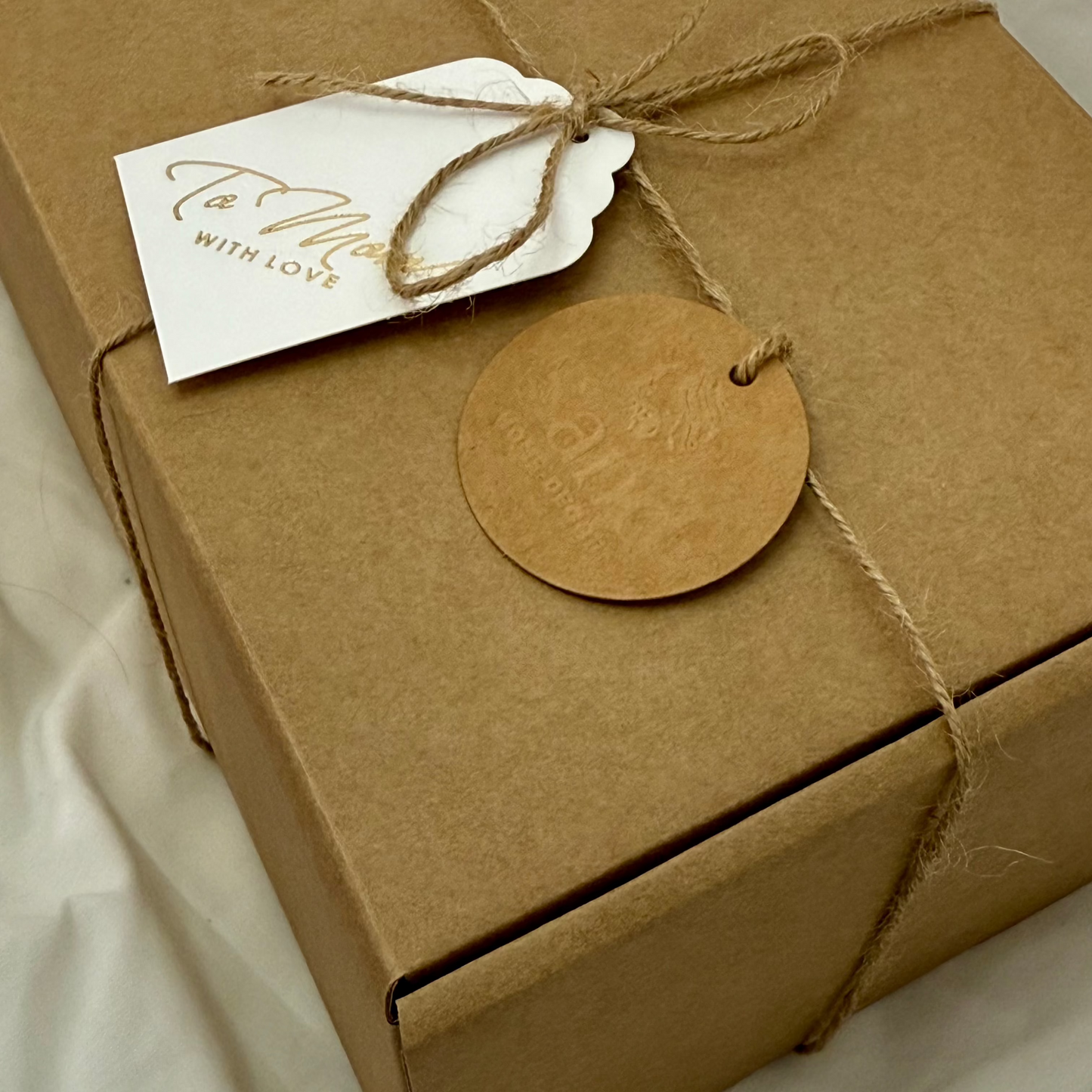wrapped mothers day gift box 